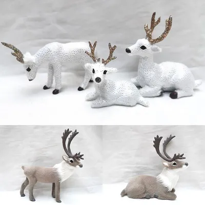 Рождественский акварельный олень. симпатичные дети рождественский олененок  лесное животное иллюстрация | Премиум векторы