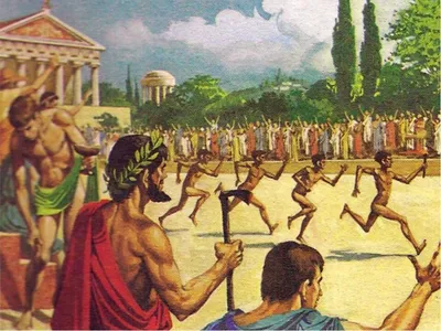 Раскраска олимпийские игры в древней греции - 9 фото