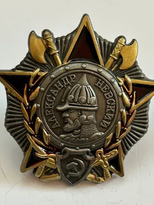 Орден Александра Невского, копия (серебро) - «VIOLITY»