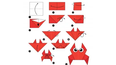 Детские схемы оригами - крокодил, бегемот, слон » Путь Оригами