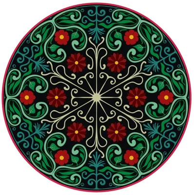 африканский орнамент в круге - Поиск в Google | Mandala design art, Digital  borders design, Floral design
