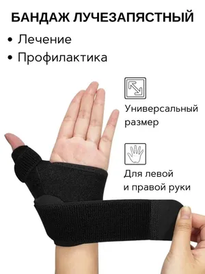 Изображение ортеза на кисть руки для медицинских целей