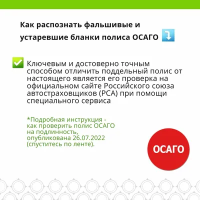 Как выглядит полис ОСАГО — чек-лист от Автокод Объявления