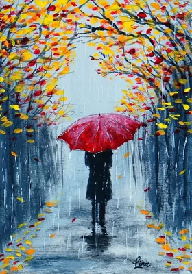 Inspiring Autumn Rain Paintings