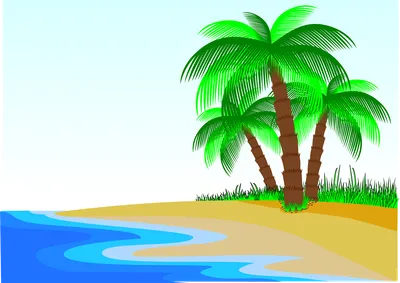 Kids on an island Stock Vector by ©interactimages 11279576