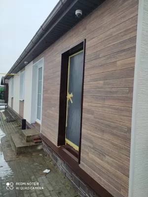 Отделка фасадными панелями ДПК для дома со «вторым светом» - проекты  Латитудо