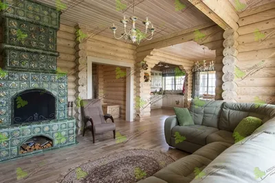 Фото внутренней отделки деревянного дома