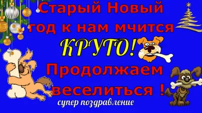 Старый Новый год 2023: красивые и прикольные открытки с праздником - МК  Новосибирск