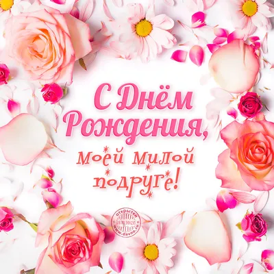 ✿ С днём рождения подруга МОЯ! ✿•° ~ Открытка (плейкаст)