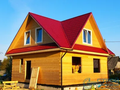 Фронтонные отливы для дома. Строительство загородных домов с фронтонными  отливами в Ленинградской области.