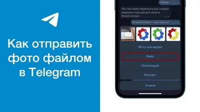 Как отправить фото файлом в Telegram (отправка фотографии как файл в  Телеграме) - YouTube