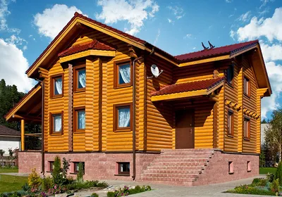 Строительство домов из оцилиндрованного бревна в Ногинском и Щелковском  районах Московской области.