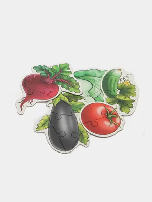 Крупные пазлы \"Овощи на грядке\" – купить по цене: 279,90 руб. в  интернет-магазине УчМаг