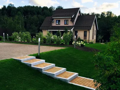 Дворы – 135 лучших фото дизайна двора частного дома и дачи | Houzz Россия
