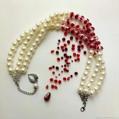 Ожерелье из бисера \"Цепь\" — Журнал HandmadeMart