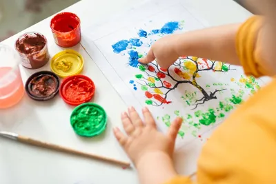 Польза рисования для детей дошкольного возраста - рисование пальчиками и  песком - Рисуем вместе