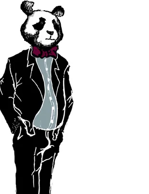 Giant Panda - Signed Fine Art Print - inkart