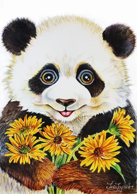 Panda bear watercolor painting Wall art gift Nursery print Decor Painting  by IrinJoyArt Art | Saatchi Art