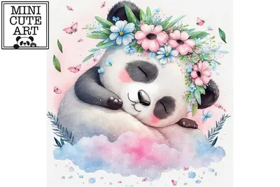 cute baby panda clip art , sleepy animals jpg (2502322)