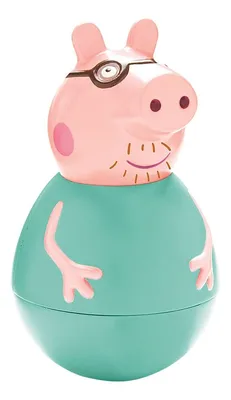 Купить неваляшка Peppa Pig Папа Свин, цены на Мегамаркет | Артикул:  100023263351