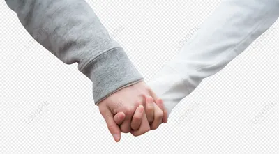 Фото пары, держащейся за руки на закате