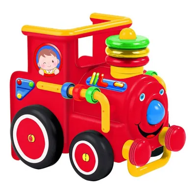 Маленький паровозик — раскраска для детей. Распечатать бесплатно.