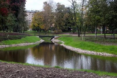 После капремонта парк «Куракина Дача» открыли с откопанным Козловым ручьем  — Городские новости Санкт-Петербурга — Канонер
