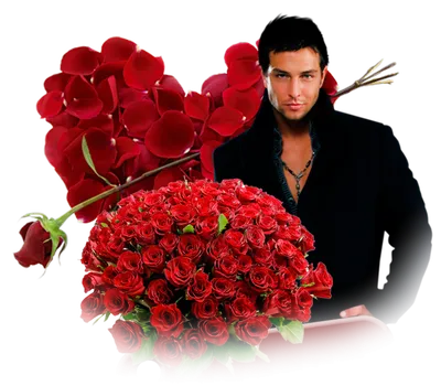 Парень держит цветы шкур за спиной. Тюльпаны в руках молодого человека.  Поздравляем Womenmale цветов для рук Стоковое Фото - изображение  насчитывающей празднество, кровопролитное: 211502058