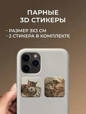 3Д парные наклейки на телефон / 3D стикеры для пар - купить с доставкой по  выгодным ценам в интернет-магазине OZON (777376264)