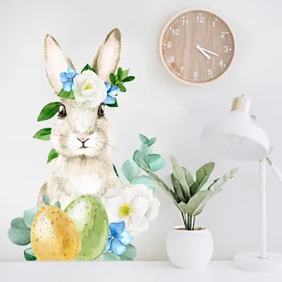Пасхальный декор на подставке \"Кролик\" цена 42 руб. в интернет-магазине  МАМАТАКИ — Заготовки и товары для творчества