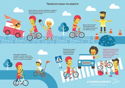 Картинки пдд для велосипедистов