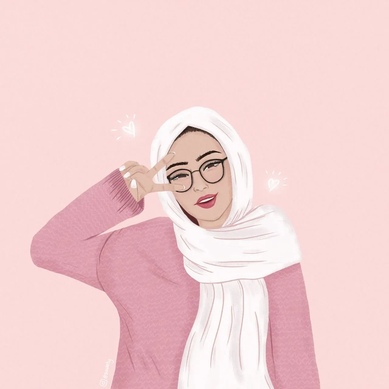 Hijab m. Sarra_Art хиджабе. Девушка в розовом хиджабе. Хиджаб обои.