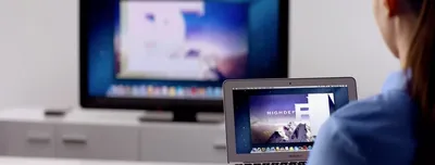 Как ноутбук подключить к телевизору через Wi-Fi | ichip.ru