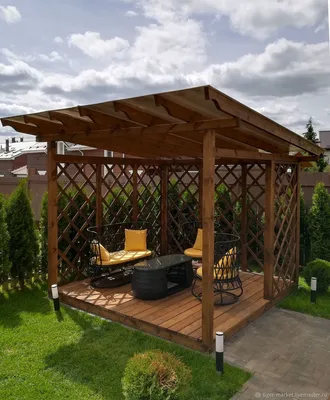 пергола на даче | Outdoor decor backyard, Terrace garden design, Outdoor  pergola