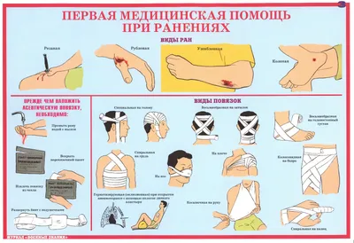 Первая помощь при травмах макет информационного стенда для печати на  цифровой плоттере в формате TIF. Размер печатной области макета 90х60 см.