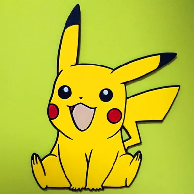 STL file Pokémon Pikachu - colored wall art 🎨・3D printing idea to  download・Cults