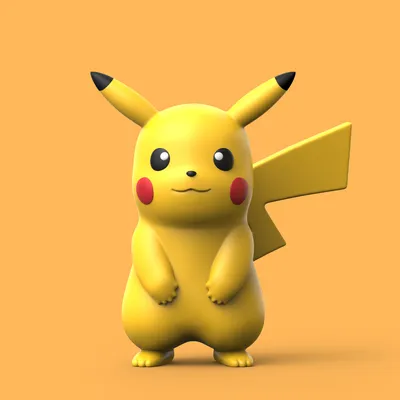 STL file POKEMON - PIKACHU 🐉・3D printer model to download・Cults