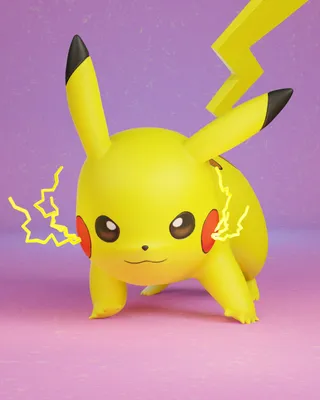 STL file pokemon pikachu 🐉・3D printable model to download・Cults