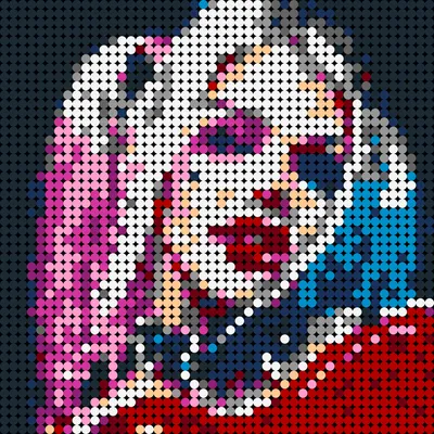 Набор для творчества Wanju pixel ART картина мозаика пиксель арт - Харли  Квинн Harley Quinn 2603 детали круглые M0030 - купить по выгодной цене |  Первый ТЕХНО