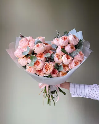Букет пионовидные розы №117 - 🌹 Цветы Новосибирск: