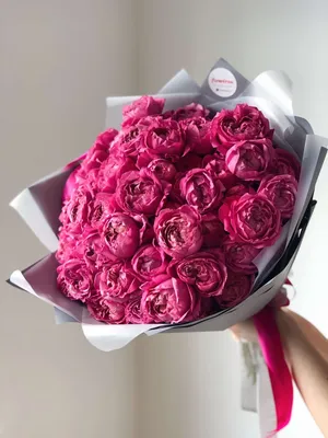 Купить Искусственные пионовидные розы крупные, цвет розовый винтаж, букет 8  голов оптом