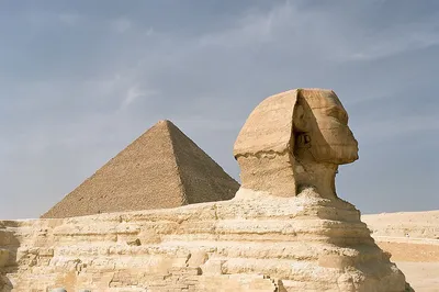 Фото с вершины пирамиды в Гизе — Фото