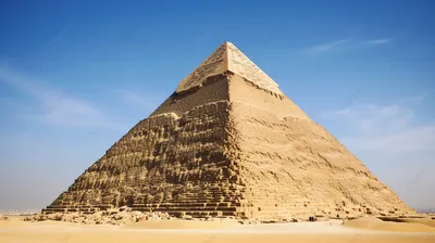 На Пирамиды Гизы — стоковые фотографии и другие картинки Пирамида - Пирамида,  Форма пирамиды, Египет - iStock