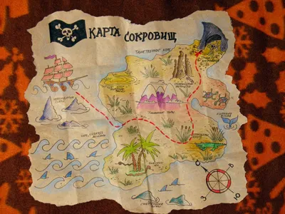 Пиратская Карта Сокровищ — стоковые фотографии и другие картинки Карта  сокровищ - Карта сокровищ, Карта, Пират - iStock