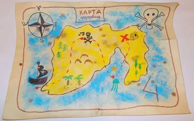 старая пиратская карта сокровищ на белом фоне Иллюстрация штока -  иллюстрации насчитывающей ведущего, гранж: 230427643