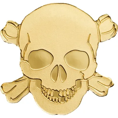 Купить стикер Пиратский череп - Череп и кости