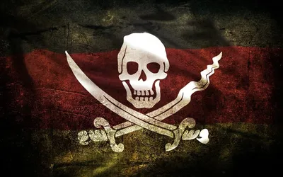 Значок цанга Череп и Сабли (пиратский флаг) — Значки — Рок-магазин  атрибутики Castle Rock