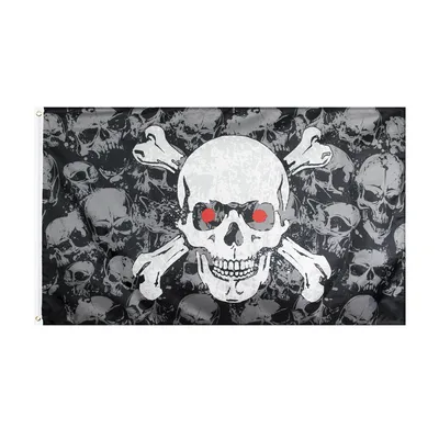 Пиратский череп в формате PNG для использования в дизайне