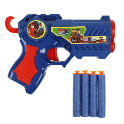 Набор оружия для мальчиков Бластер с мягкими пулями Играем вместе / Игрушка  пистолет для детей - купить с доставкой по выгодным ценам в  интернет-магазине OZON (1150092785)