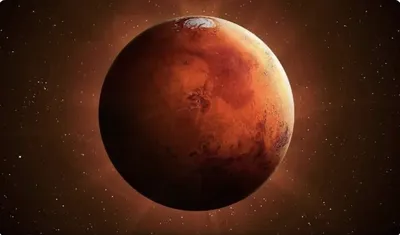 Планета марс на белом фоне векторная иллюстрация в мультяшном стиле для  детей икона планеты | Премиум векторы